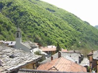 Albergo del Leone - Panorama of Forno roofs